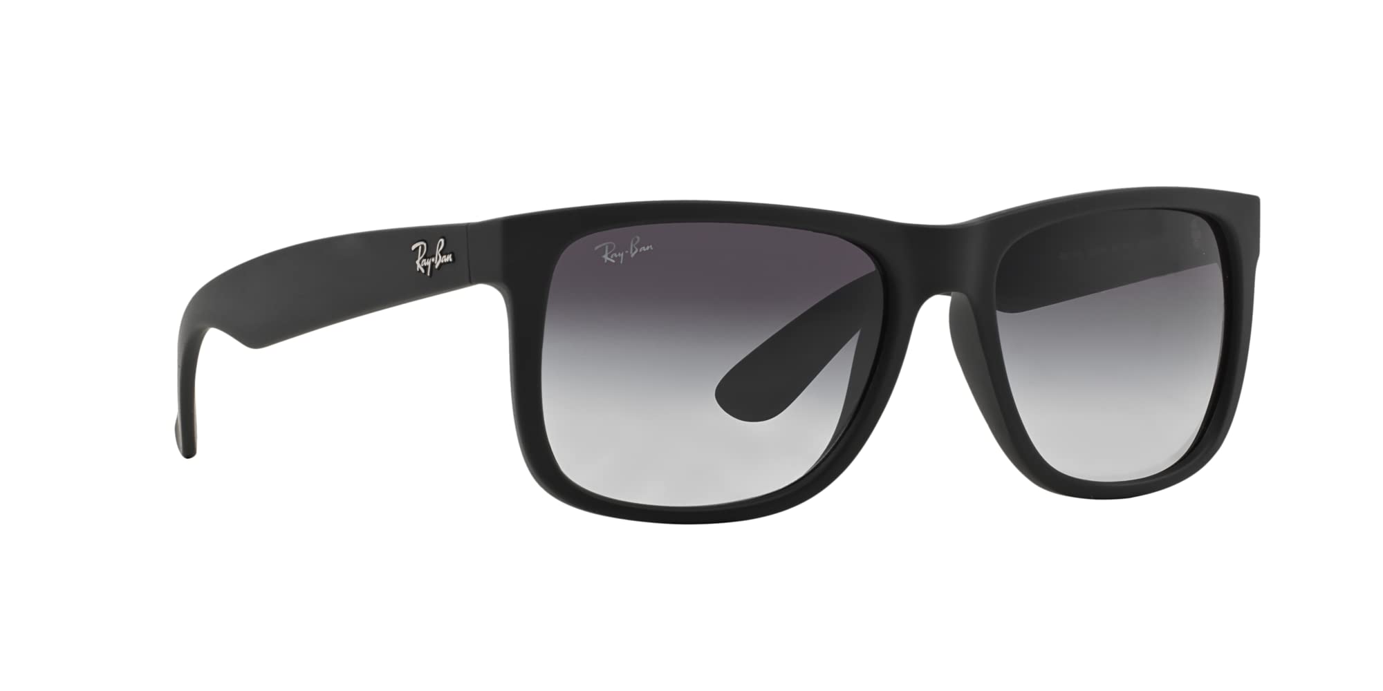 Ray-Ban Justin New Sunglasses (54 mm, Matte Black Frame Black Lens)