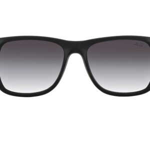 Ray-Ban Justin New Sunglasses (54 mm, Matte Black Frame Black Lens)