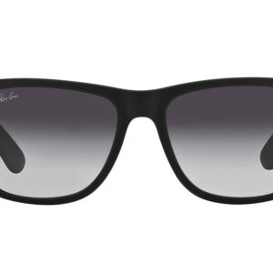 Ray-Ban Justin New Sunglasses (54 mm, Matte Black Frame Black Lens)