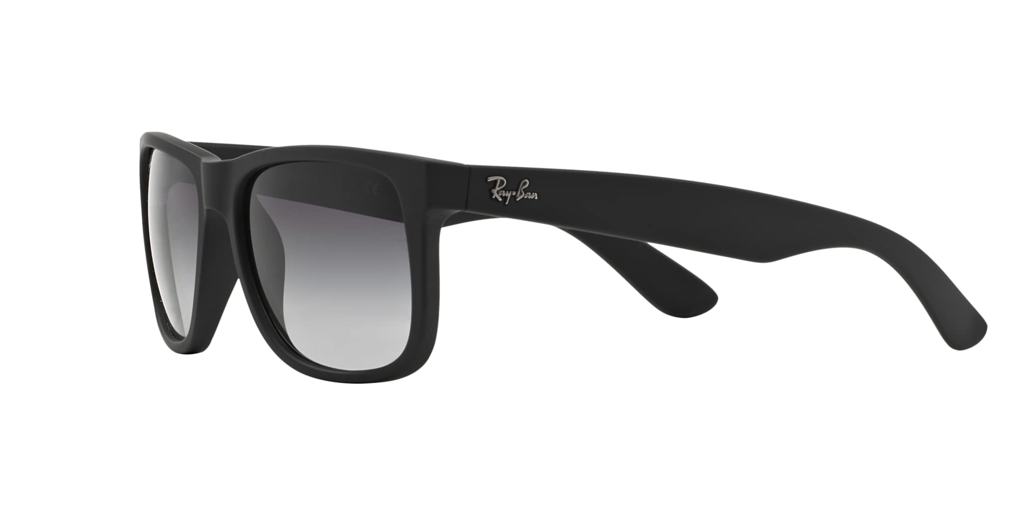 Ray-Ban Justin New Sunglasses (54 mm, Matte Black Frame Black Lens)