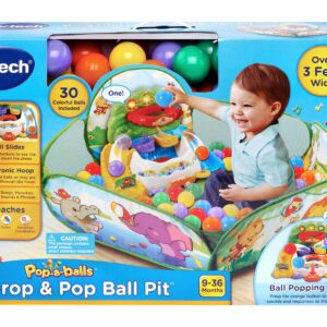 VTech Pop-a-Balls Drop and Pop Ball Pit, Green