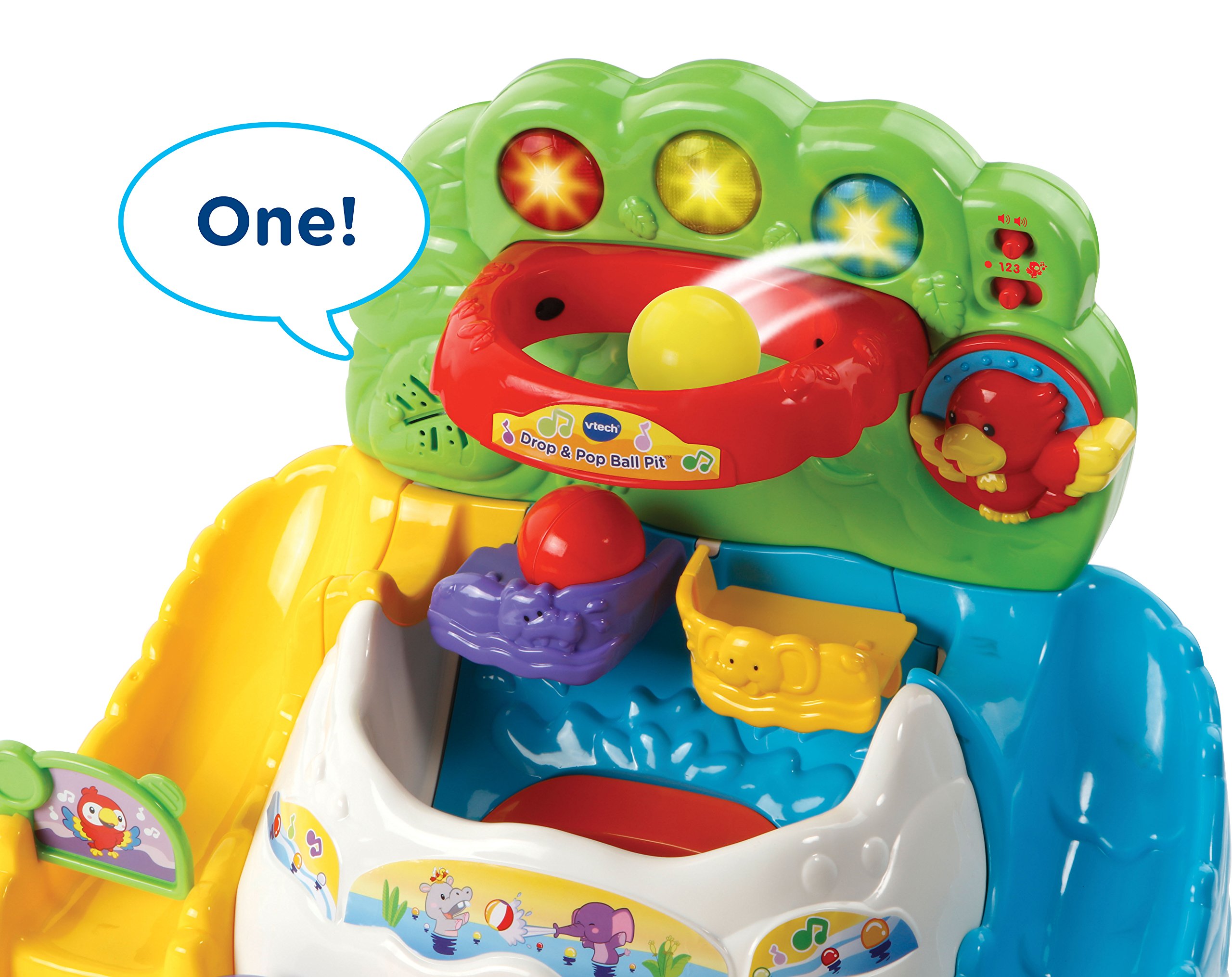 VTech Pop-a-Balls Drop and Pop Ball Pit, Green