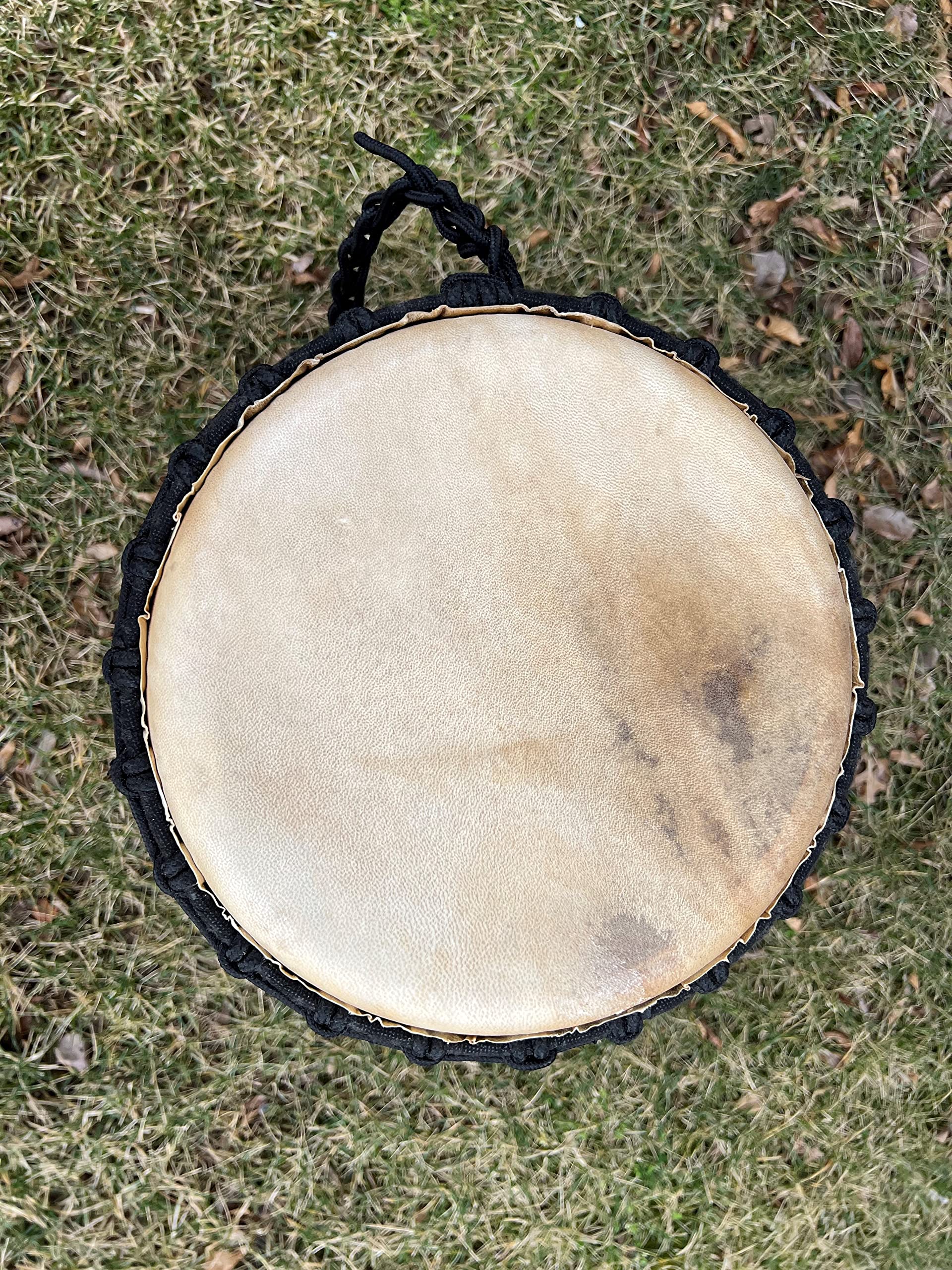 Djembe Standard linecarv, 24" tall, 12" head, NK047