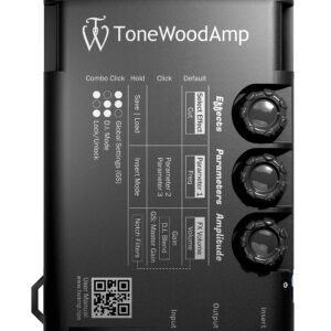 Acoustic Effects- No Amp Required! ToneWoodAmp SOLO Multi-Effect Processor for Acoustic-Electric Guitars (Right Handed)