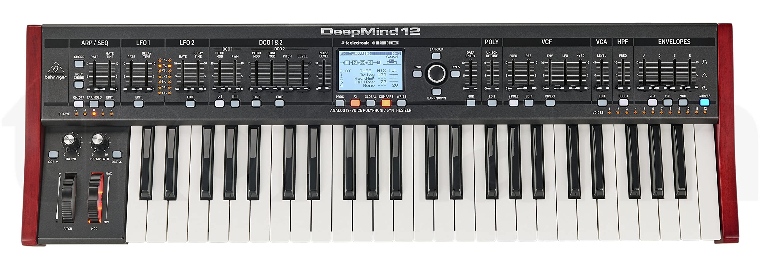 Behringer DeepMind 12 49-key 12-voice Analog Synthesizer