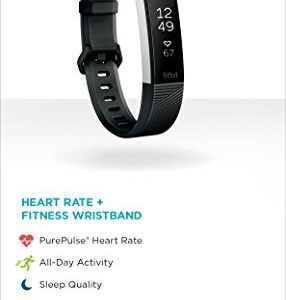 Fitbit Alta HR, Black, Large (US Version)