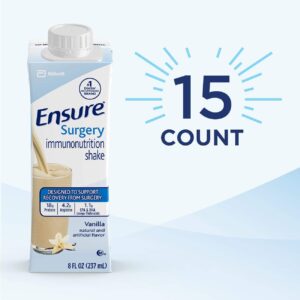 Ensure Surgery Immunonutrition Shake, Vanilla, 8 Fl Oz, 15 Count