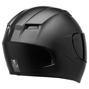 Bell Qualifier DLX Full-Face Motorcycle Helmet (Blackout Matte Black, Large)