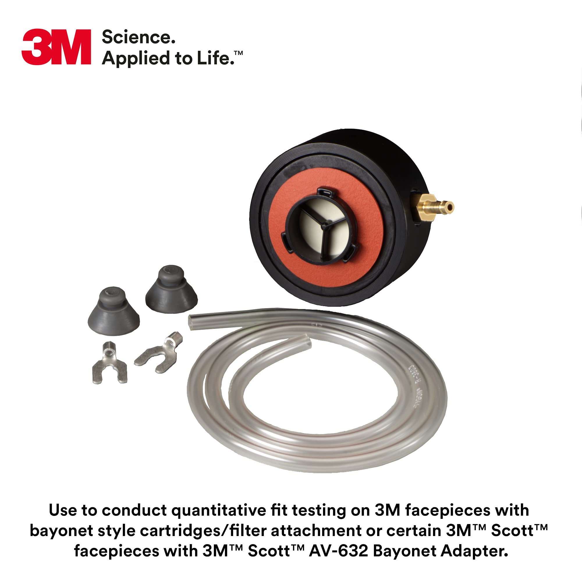 3M Fit Test Adapter 601, 1 EA/Case