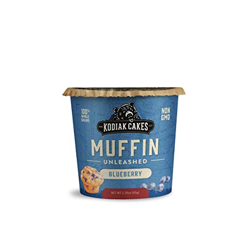 Kodiak Cakes Minute Muffins, Mountain Blueberry, 2.29 Ounce (Packaging May Vary)