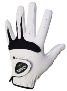 player supreme 3-pack men's all weather synthetic leather golf gloves (m)