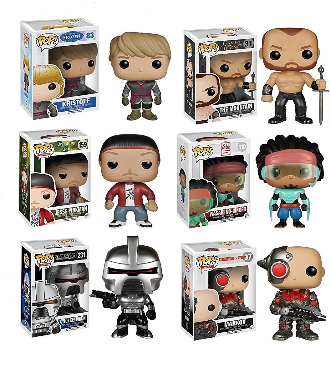 Funko POP Exclusive Mystery Starter Pack Set of 6 "Includes 6 Random Funko POPS Will Vary and No Duplicates"