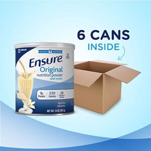 Ensure Original Vanilla Nutrition Powder 6 Cans