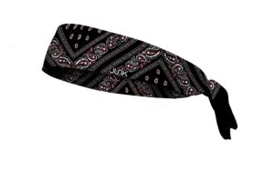 junk brands novarupta flex tie headband, black