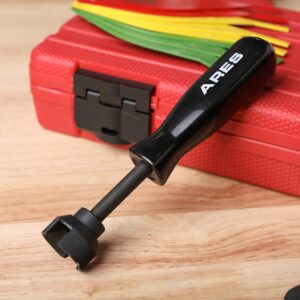 ARES 70191 - Brake Spring Compressor Tool - Provides Leverage to Remove and Install Stubborn Hold-Down Springs of Drum Brakes