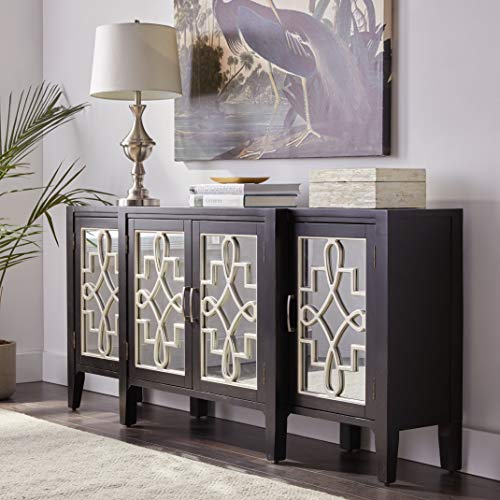 Acme Kacia Console Table in Antique Black