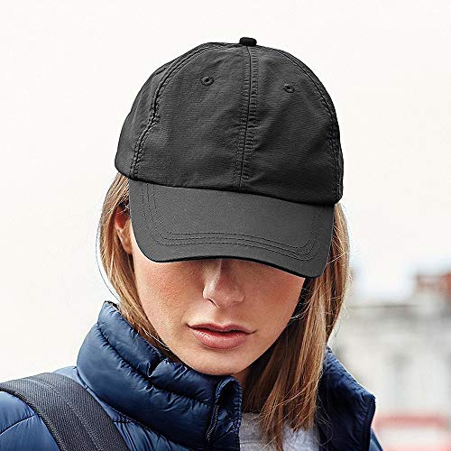 Beechfield Unisex Outdoor Waterproof 6 Panel Baseball Cap (One Size) (Navy Blue)