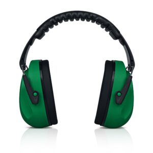 heartek noise cancelling headphones for kids & toddlers - hearing/ear protection dark green