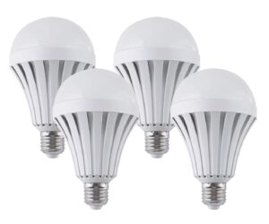 ctkcom rechargeable emergency led bulb 7w (4 pack)-household lighting bulbs,saving energy intelligent light rechargable electricity 65w equivalent 6000k white bulb 120 volt e26/e27