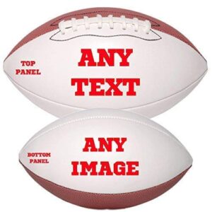 personalized custom photo regulation football - any image - any text - any logo