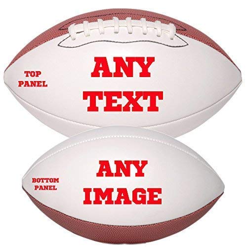 Personalized Custom Photo Regulation Football - Any Image - Any Text - Any Logo