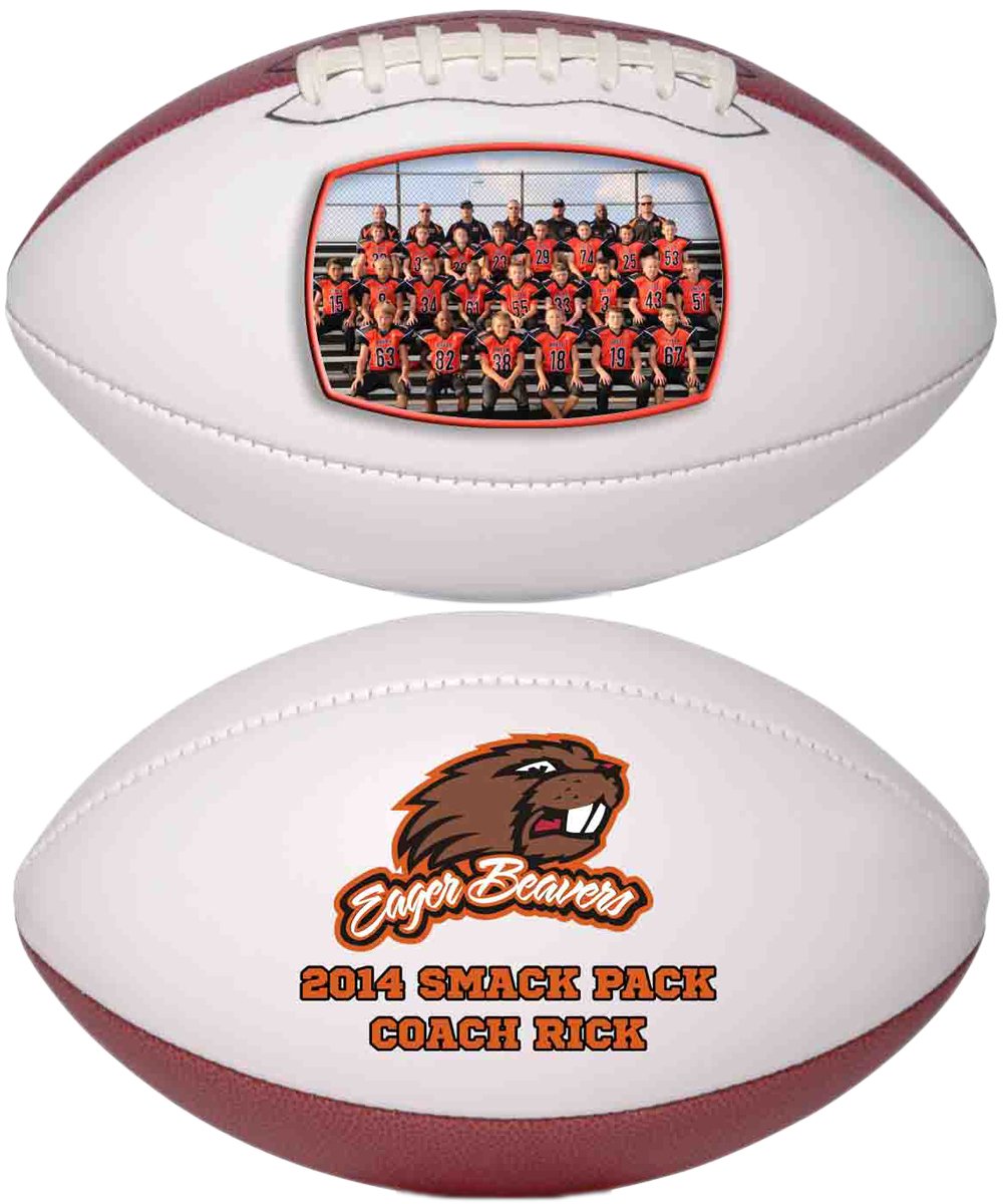 Personalized Custom Photo Regulation Football - Any Image - Any Text - Any Logo