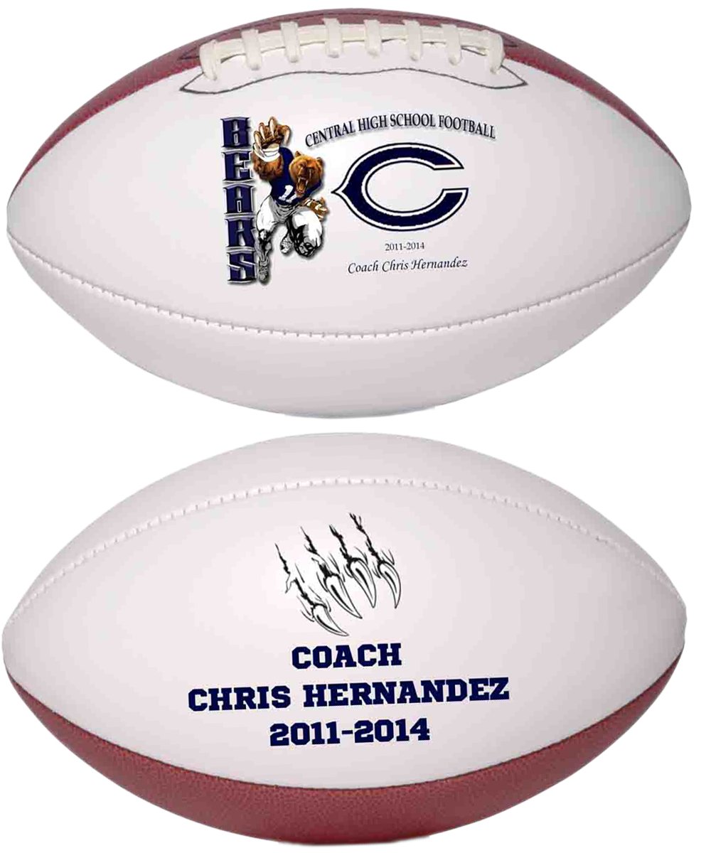 Personalized Custom Photo Regulation Football - Any Image - Any Text - Any Logo