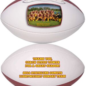 Personalized Custom Photo Regulation Football - Any Image - Any Text - Any Logo