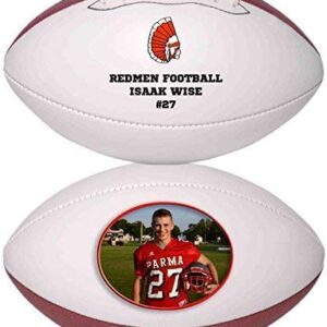 Personalized Custom Photo Regulation Football - Any Image - Any Text - Any Logo