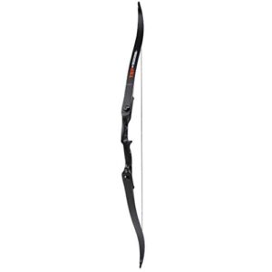 Toparchery Archery 56" Takedown Hunting 50lbs Recurve Bow Metal Riser Right Hand Black Longbow