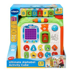 VTech Ultimate Alphabet Activity Cube, Green, 12 months to 60 months, 1 piece