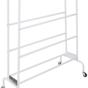 BSN SPORTS 16 Ball Cart Wide Base (16 Balls), White