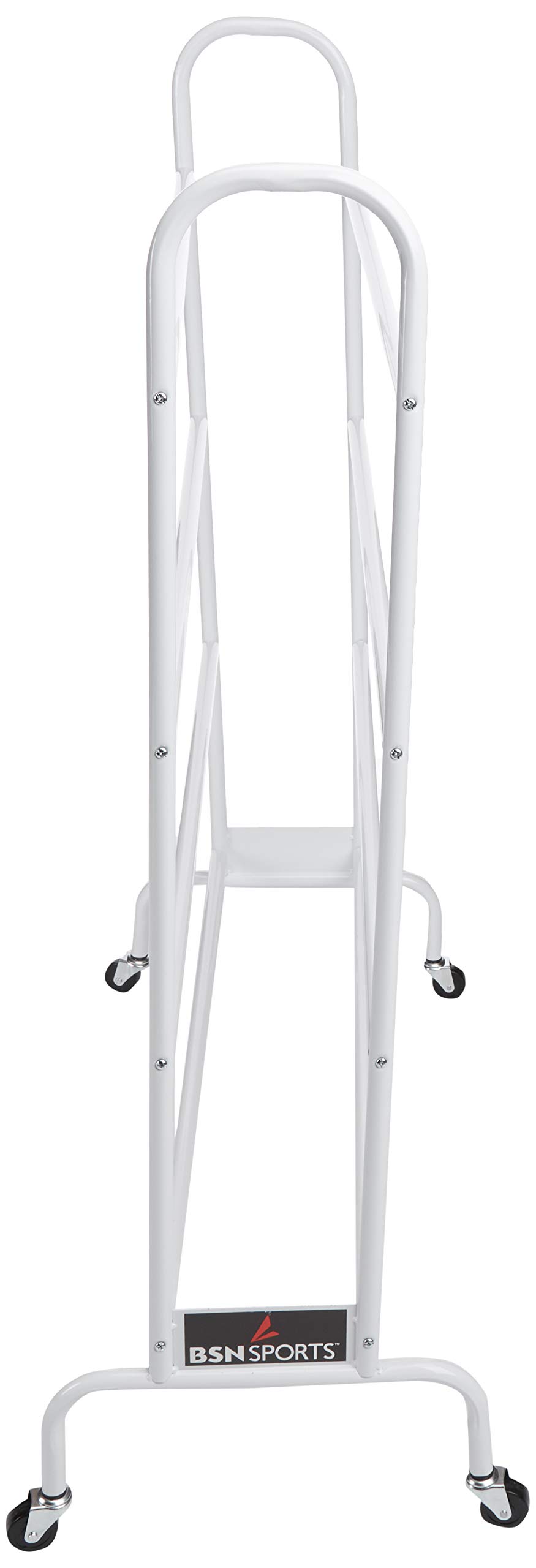 BSN SPORTS 16 Ball Cart Wide Base (16 Balls), White