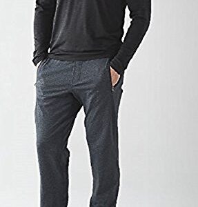 Lululemon Mens Metal Vent Tech Long Sleeve Shirt (Deep Coal Black, L)