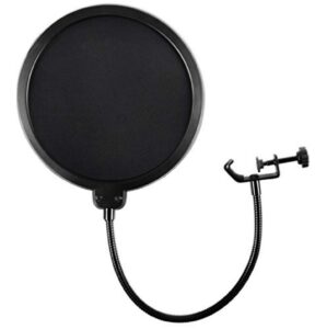 earamble studio microphone pop filter round shape mic wind mask shield screen