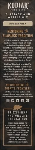 Kodiak Cakes Power Cakes All Natural Non GMO Protein Pancake/Flapjack/Waffle Mix, Buttermilk, 20 Ounce