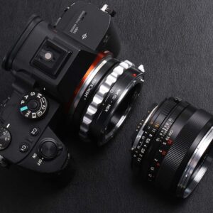 K&F Concept Lens Mount Adapter Compatible with Nikon G AF-S F AIS AI Nikkor F Mount G-Type D/SLR Lens to Sony Alpha E-Mount NEX Camera Compatible with Sony Alpha A7,A6000,A6300,A6500,A5000,A5100