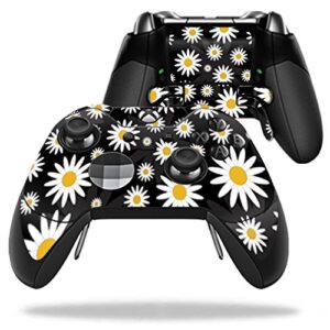 mightyskins skin compatible with microsoft xbox one elite controller - daisies | protective, durable, and unique vinyl decal wrap cover | easy to apply, remove, and change styles | made in the usa