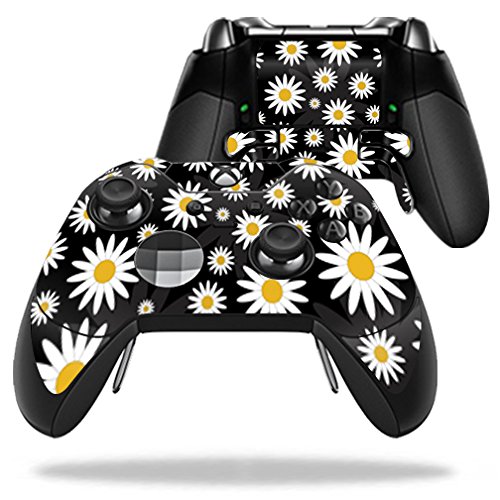 MightySkins Skin Compatible with Microsoft Xbox One Elite Controller - Daisies | Protective, Durable, and Unique Vinyl Decal wrap Cover | Easy to Apply, Remove, and Change Styles | Made in The USA