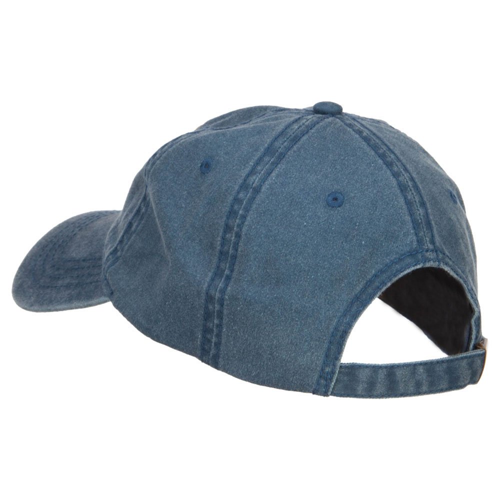 e4Hats.com US Air Force Veteran Military Embroidered Washed Cap - Navy OSFM