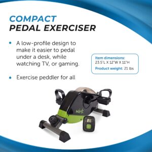 Stamina Wirk Under Desk Exercise Bike - Fitness Bike with Smart Workout App - Mini Elliptical Under Desk Bike for Home Workout