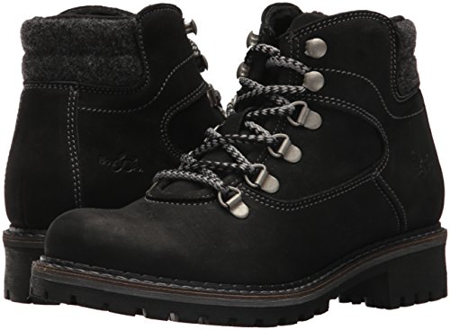 Bos. & Co. Women's Hartney Hiking Boot, Black Nubuck/Boil Wool, 36 M EU (5.5-6 US)