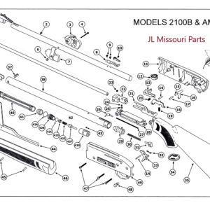 JL Missouri Parts Crosman Pumpmaster 760 B 2100 B Rear Sight Ramp Ad. Pellet BB Gun Air Rifle Part Elevator