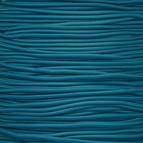 Paracord Planet Bungee Nylon Shock Cord 2.5mm 1/32", 1/16", 3/16", 5/16", 1/8”, 3/8", 5/8", 1/4", 1/2 inch Crafting Stretch String 10 25 50 & 100 Foot Lengths Made in USA