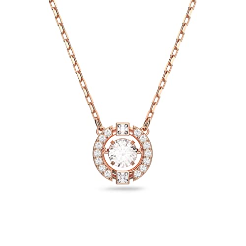 SWAROVSKI Women's Una Crystal Jewelry Collection, Rose Gold Tone Finish