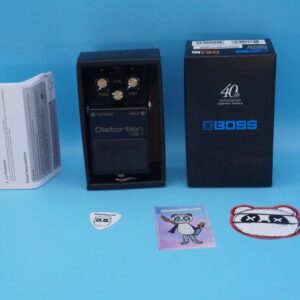 BOSS DS-1 Distortion Guitar Pedal, Black, 40th Anniversary Limited Edition