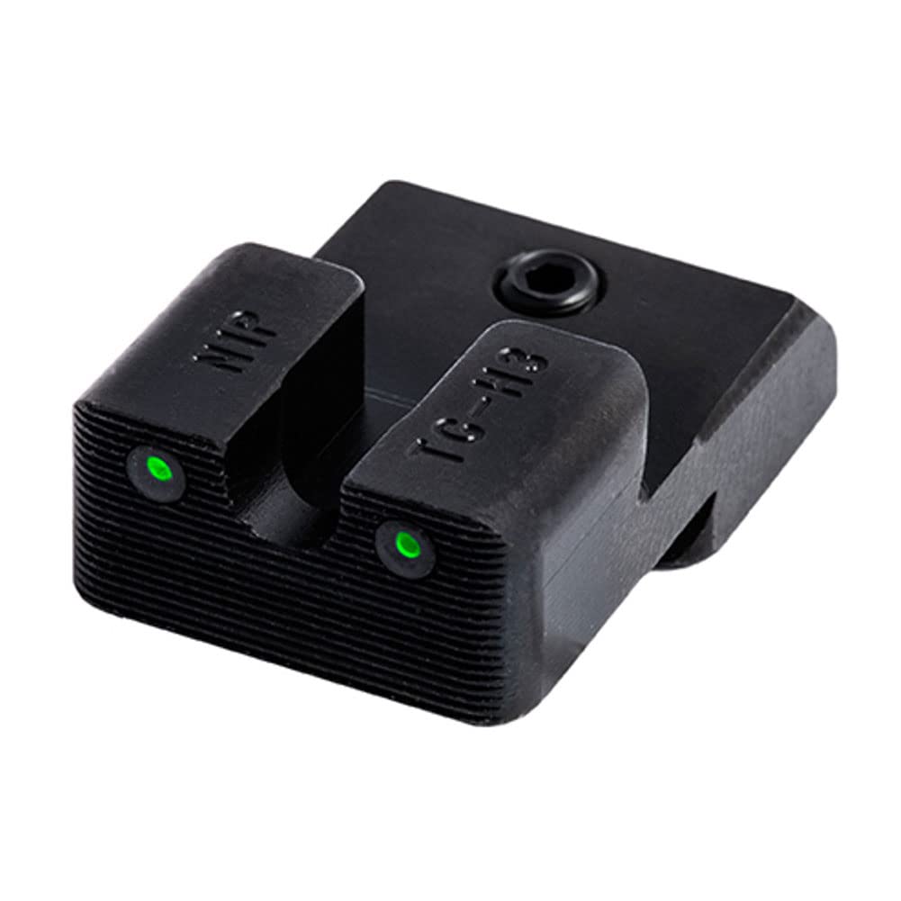 TRUGLO Tritium Pro Glow-in-the-Dark Handgun Night Sights for 1911 Pistols, 260 Front / 450 Rear, Black