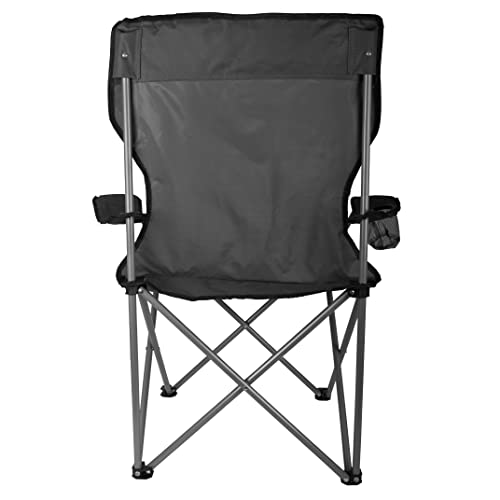 WFS Camping Quad Chair, Black