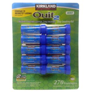 kirkland signature quit2 2mg lozenge, 270 count