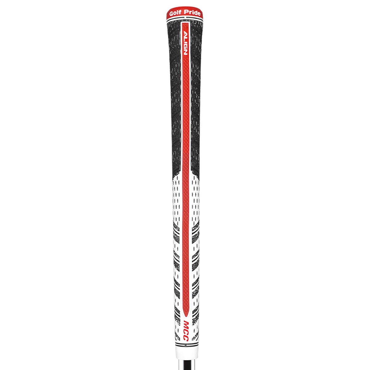 Golf Pride MCC Align New Decade MultiCompound Golf Grip, Align Midsize, White/Red